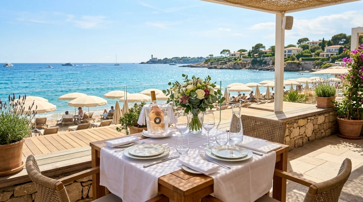 Trouver la meilleure plage restaurant dans les Alpes Maritimes
