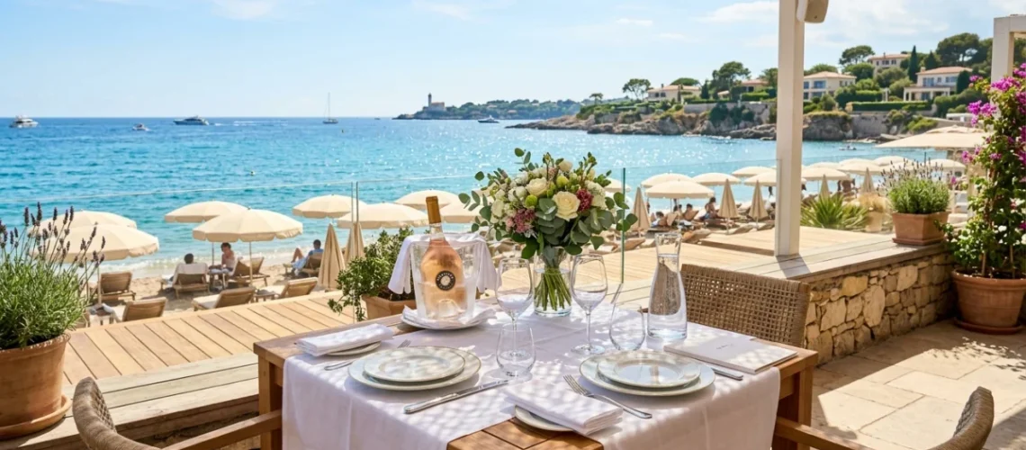 Trouver la meilleure plage restaurant dans les Alpes Maritimes